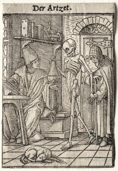 Danza de la Muerte: El Doctor de Hans Holbein