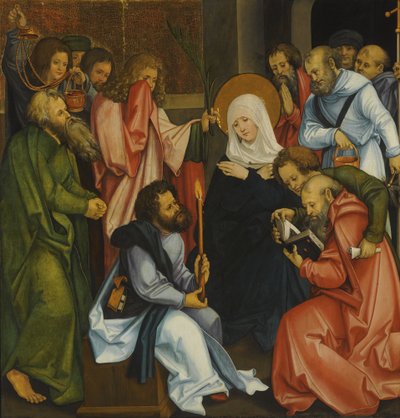 La dormición de la Virgen de Hans Leonhard Schäufelein