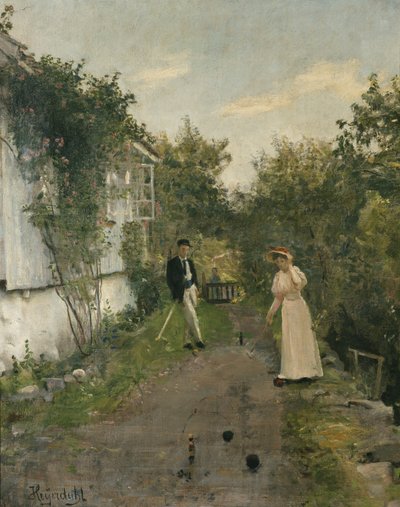 Juego de croquet de Hans Olaf Heyerdahl