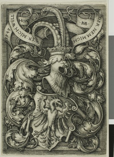 Escudo de Armas con un Águila de Hans Sebald Beham