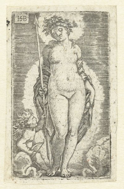 Venus en Cupido de Hans Sebald Beham