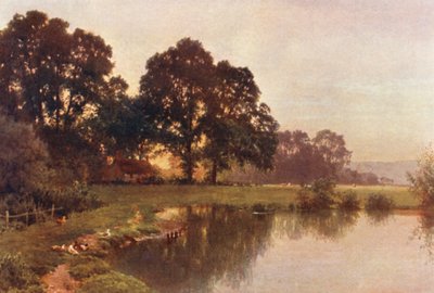 Cerca de Wonersh (litografía en color) de Harold Sutton Palmer