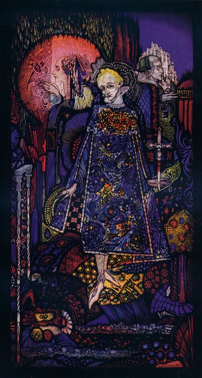 La canción del príncipe loco, c1917 de Harry Clarke