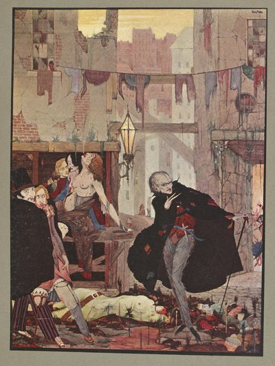 El hombre de la multitud de Harry Clarke