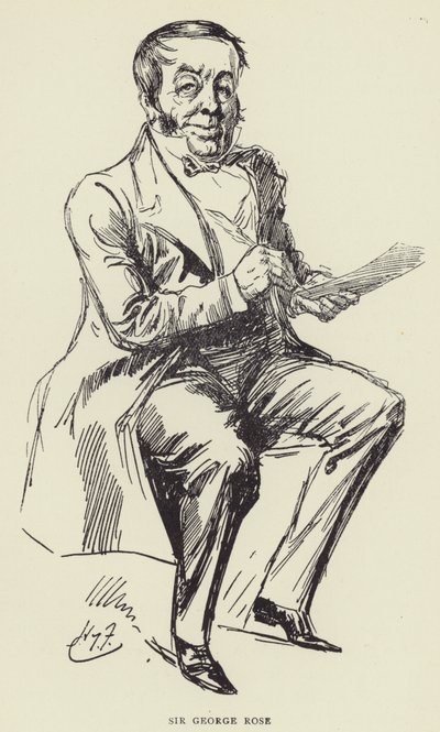 Sir George Rose de Harry Furniss