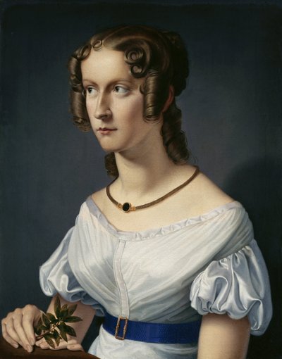 retrato de una niña de Heinrich Maria von Hess