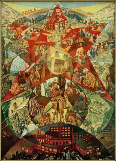 La construcción de las repúblicas soviéticas de Asia Central de Heinrich Vogeler