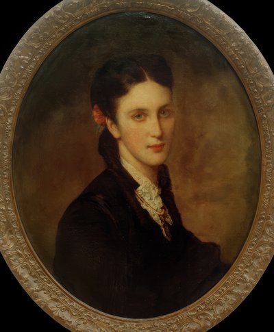 Retrato de Karoline von Liebieg, 1868 de Heinrich von Angeli