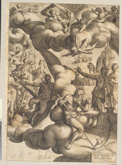 La boda de Cupido y Psique de Hendrick Goltzius