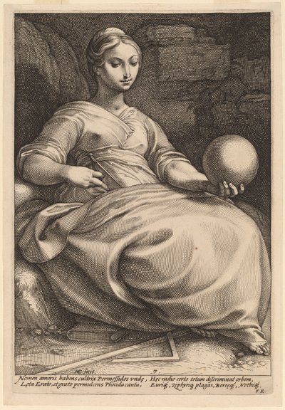 Erato de Hendrik Goltzius