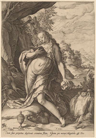 Santa María Magdalena penitente de Hendrik Goltzius