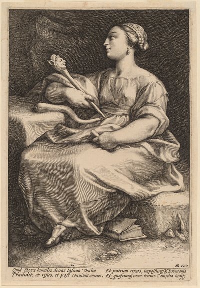 Thalia de Hendrik Goltzius