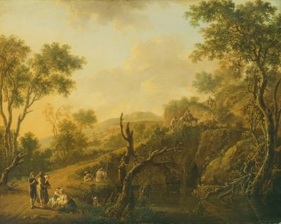 Paisaje Italiano de Hendrik Willem Schweickardt