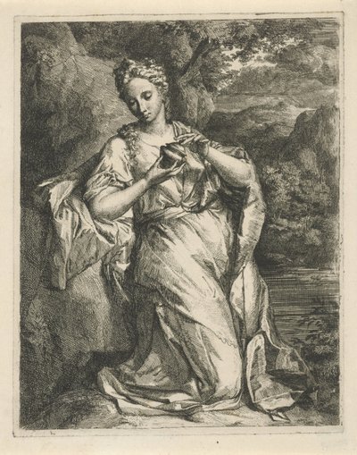 Mujer con jarrón de perfume de Hendrik van Limborch