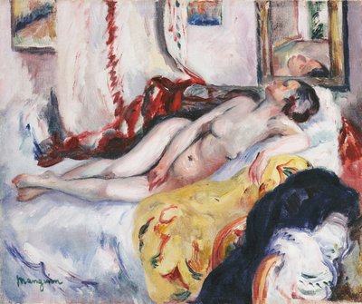 Desnudo Durmiente; Nu Dormido de Henri Charles Manguin