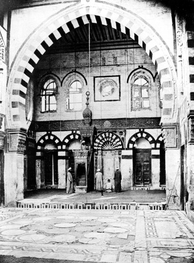 Mezquita de Kaid-Bey, El Cairo, Egipto, 1887 de Georges Henri Bechard