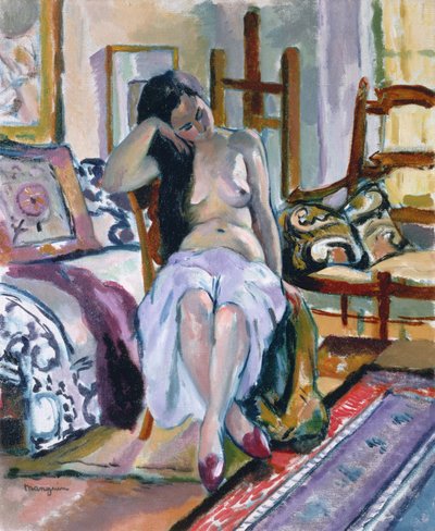 Desnudo en un interior de Henri Charles Manguin