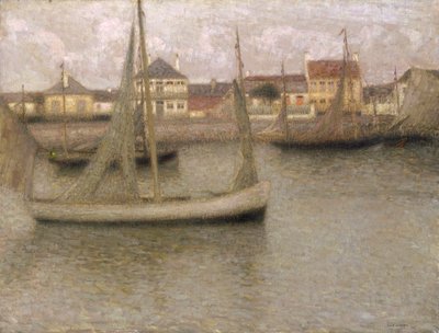 Barcos, Heyst, 1900 de Henri Eugene Le Sidaner