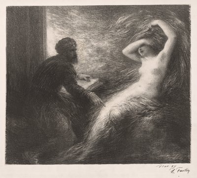 La evocación de Kundry de Ignace Henri Jean Fantin Latour