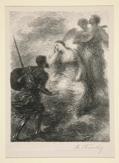 Visión de Oberón de Ignace Henri Jean Fantin Latour