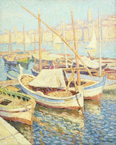 Puerto de Marsella de Henri Martin