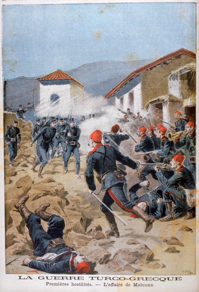 Batalla de Meluna, Guerra Greco-Turca, 1897 de Henri Meyer