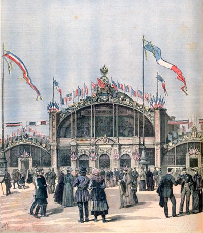 Fachada de la exposición franco-rusa, Moscú, 1891 de Henri Meyer