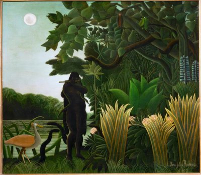 La encantadora de serpientes de Henri Rousseau