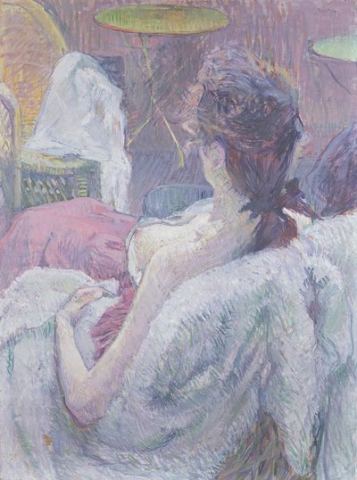 El descanso del modelo de Henri de Toulouse Lautrec