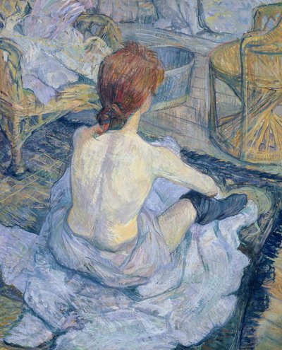 Mujer en su tocador de Henri de Toulouse Lautrec