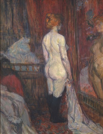 Mujer ante un espejo de Henri de Toulouse Lautrec