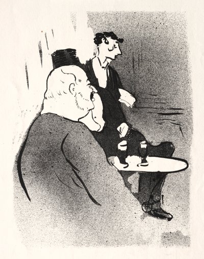 Ducarre a los embajadores, 1893 de Henri de Toulouse Lautrec