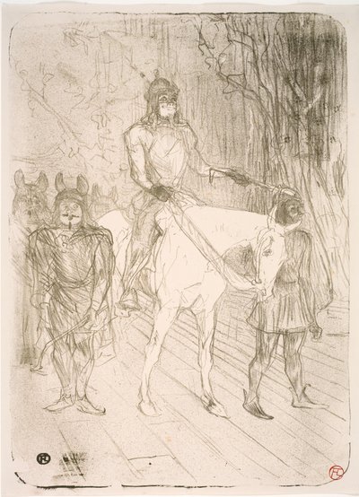 Entrada de Brasseur, en Chilpéric de Henri de Toulouse Lautrec