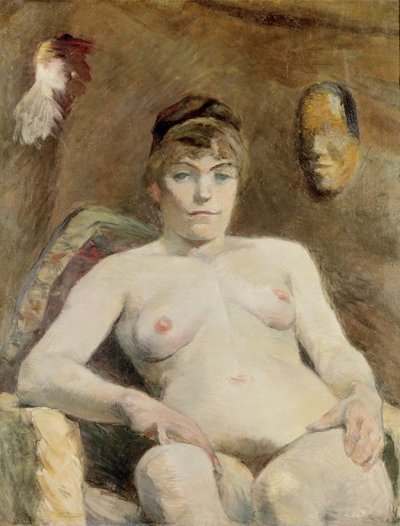 Mujer desnuda de Henri de Toulouse Lautrec