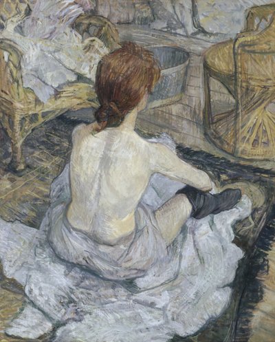 Rousse La Toilette, 1889 de Henri de Toulouse Lautrec