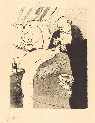 ¡Carnot Enfermo! (Carnot malade!) de Henri de Toulouse Lautrec