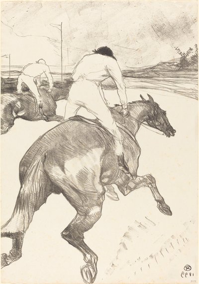 El jockey de Henri de Toulouse Lautrec