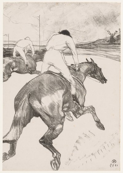 El Jinete de Henri de Toulouse Lautrec