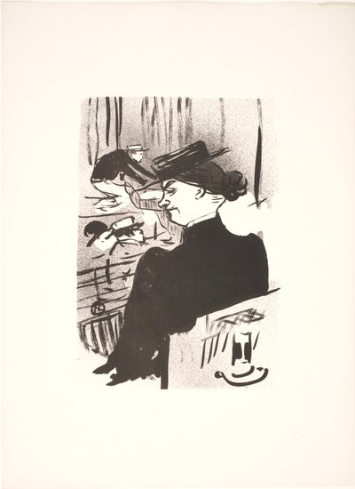 Una espectadora de Henri de Toulouse Lautrec