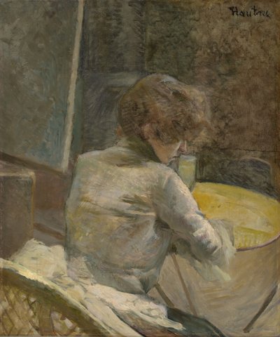 Esperando, c.1887 de Henri de Toulouse Lautrec