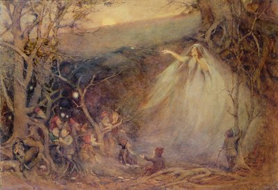 Reina Mab del poema de Shelley de Henry Meynell Rheam