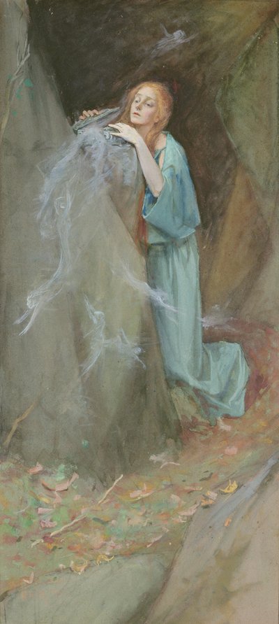 Estudio para Pandora, 1902 de Henry Meynell Rheam