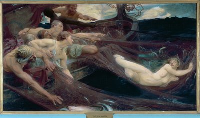 La doncella del mar, 1894 de Herbert James Draper