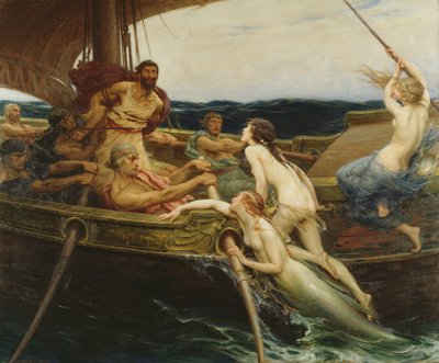 Ulises y las sirenas de Herbert James Draper