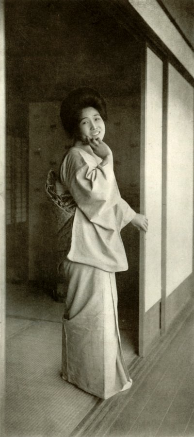 Una doncella del Japón, 1910 de Herbert Ponting