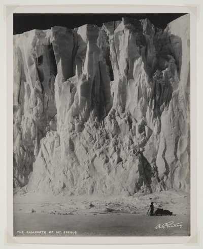 Las murallas del Monte Erebus de Herbert Ponting