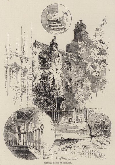 La casa de Turner en Chelsea de Herbert Railton