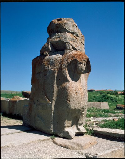 Vista de la Puerta de la Esfinge de Hittite Hittite