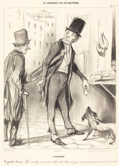 2 horas de Honoré Daumier