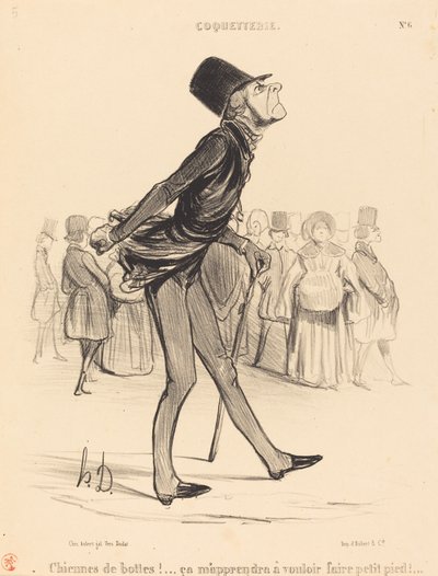 ¡Chiennes de bottes!... de Honoré Daumier